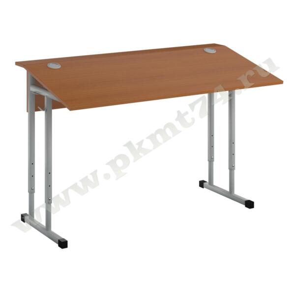 Парта нерегулируемая с наклоном столешницы МТ 01-11 Вишня Оксфорд Парта нерегулируемая с наклоном столешницы МТ 01-11 Вишня Оксфорд
