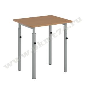 Стол одноместный на телескопических опорах МТ 01-20 Бук Бавария светлый