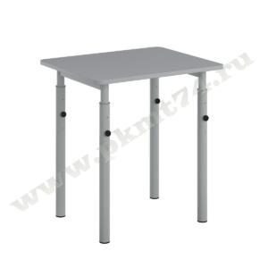 Стол одноместный на телескопических опорах МТ 01-20 Серый