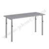 Стол двухместный на телескопических опорах МТ 01-22 Серый