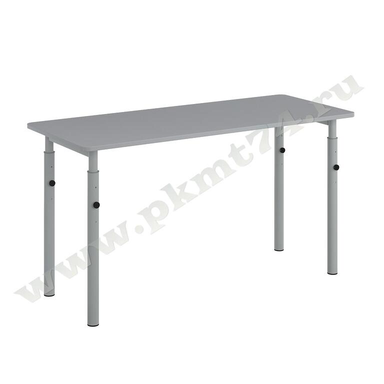 Стол двухместный на телескопических опорах МТ 01-22 Серый