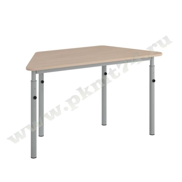 Стол модульный трапеция МТ 01-25 № 3-5 дуб Молочный