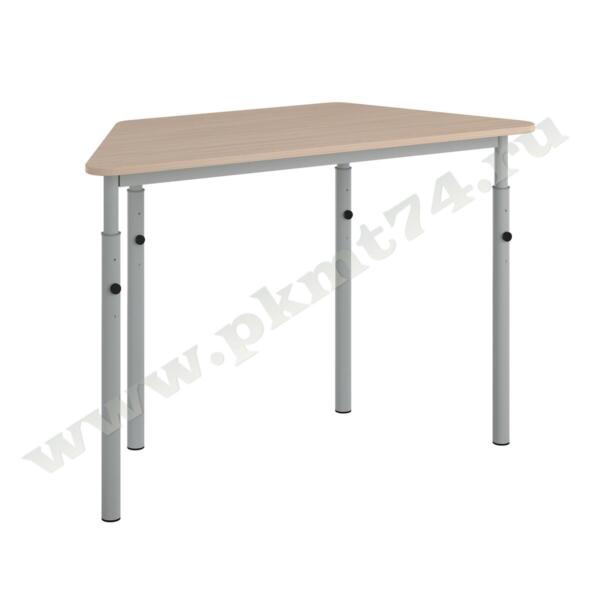 Стол трапеция регулируемый МТ 01-26 № 5-7 дуб Молочный