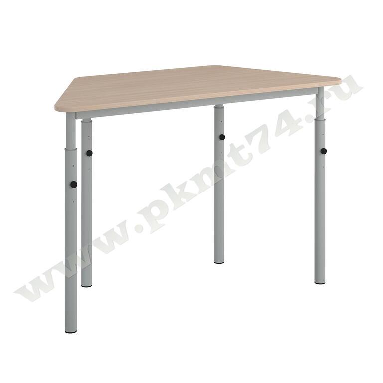 Стол трапеция регулируемый МТ 01-26 № 5-7 дуб Молочный