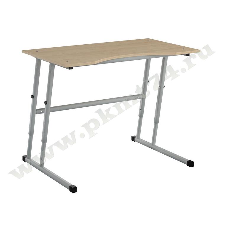Стол на металлокаркасе эргономичный регулируемый МТ 01-27 Клён