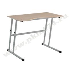 Стол на металлокаркасе эргономичный регулируемый МТ 01-27 Дуб Молочный