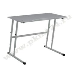Стол на металлокаркасе эргономичный регулируемый МТ 01-27 Серый