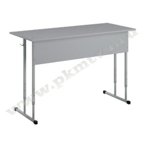Стол ученический двухместный эконом МТ 01-3 № 5-7 Серый Стол ученический двухместный эконом МТ 01-3 № 5-7 Серый