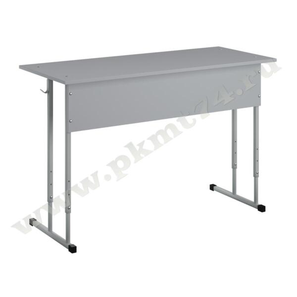 Стол ученический двухместный эконом МТ 01-3 № 5-7 Серый