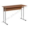 Стол с полкой двухместный регулируемый МТ 01-5 № 5-7 Вишня Оксфорд