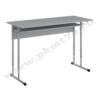 Стол с полкой двухместный регулируемый МТ 01-5 № 5-7 Серый