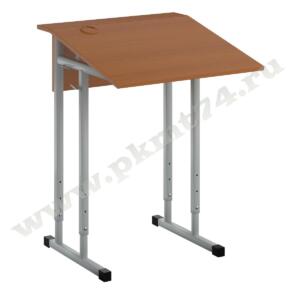 Парта с регулировкой высоты и наклона столешницы МТ 01-8 Вишня Оксфорд