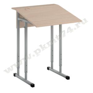 Парта с регулировкой высоты и наклона столешницы МТ 01-8 Дуб Молочный