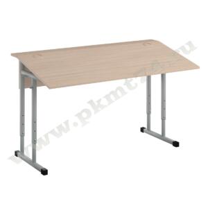 Парта регулируемая двухместная 3-5 группы роста МТ 01-9 Дуб Молочный