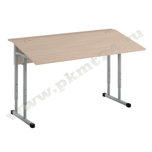 Парта регулируемая двухместная 3-5 группы роста МТ 01-9 Дуб Молочный