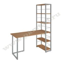 Письменный стол со стеллажом МТ 06-26 бук Бавария светлый