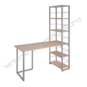 Письменный стол со стеллажом МТ 06-26 дуб Молочный