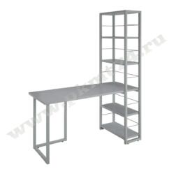 Письменный стол со стеллажом МТ 06-26 Серый