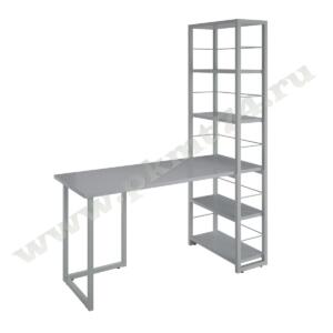 Письменный стол со стеллажом МТ 06-26 Серый