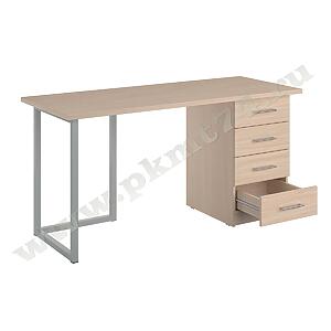 Стол с металлической опорой МТ 06-27 Дуб Молочный