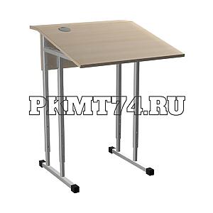 Парта с регулировкой высоты и наклона столешницы МТ 01-8 (5-7 гр. р.) Дуб молочный