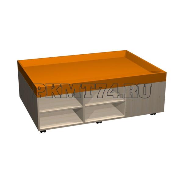 Стол для лего МТ 17-107 Дуб молочный - оранжевый Стол для лего МТ 17-107 Дуб молочный - оранжевый