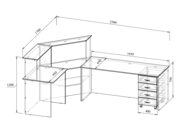 Пост консьержа МТ 35-1 чертеж