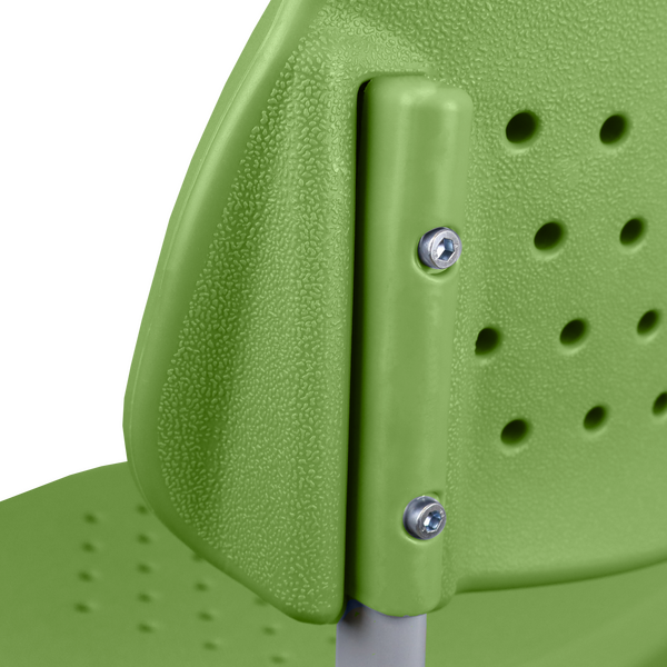 Bocca- 4 Зеелный спинка Стул с пластиковым сиденьем «Восса»