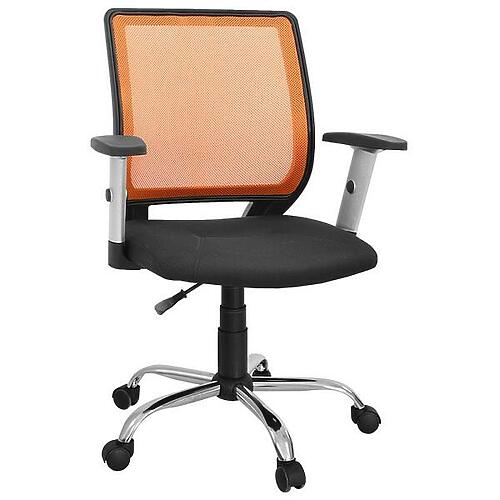 Кресло Фаворит 2С ТР3 оранжевый, хром