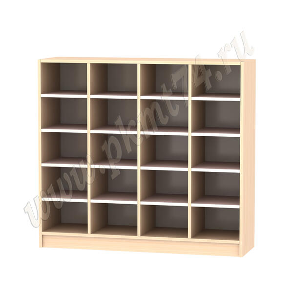 Стеллаж для обуви 20 ячеек МТ 11-28 Дуб Молочный-Ирис Стеллаж для обуви 20 ячеек МТ 11-28 Дуб Молочный-Ирис