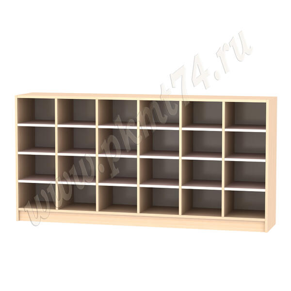 Стеллаж для обуви 24 ячейки МТ 11-31 Дуб Молочный-Ирис