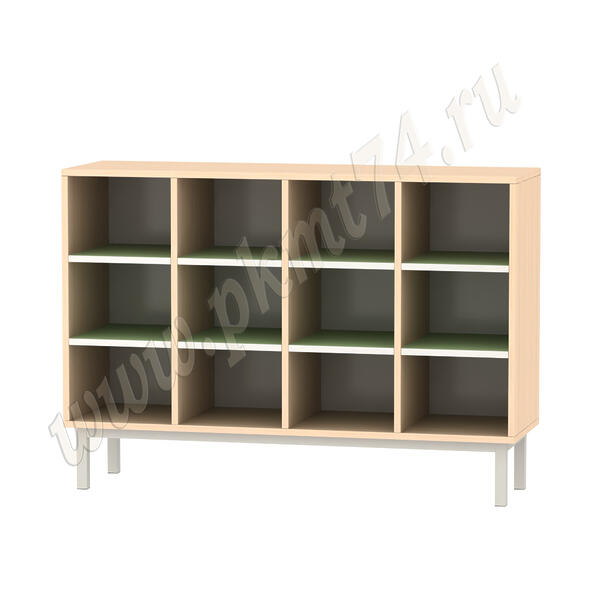 Стеллаж для обуви на каркасе МТ 11-27 Дуб Молочный-Зелёный Стеллаж для обуви на каркасе МТ 11-27 Дуб Молочный-Зелёный