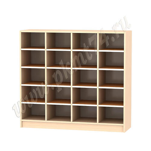 Стеллажи с ячейками для обуви